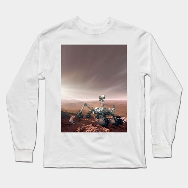 Mars rover Curiosity (C024/6719) Long Sleeve T-Shirt by SciencePhoto